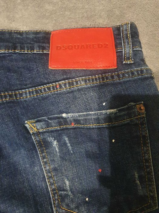 Blugi Dsquared 2, albastri, easy slim jean