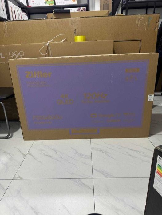 Ziffler 55″ TV 120 Hz — бесплатная доставка, есть гарантия.