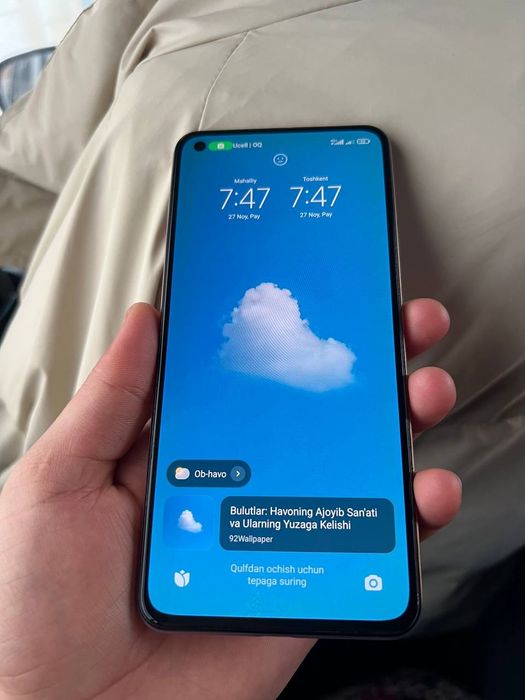 Mi 11 Lite 128/8+3 xolati alo darajada