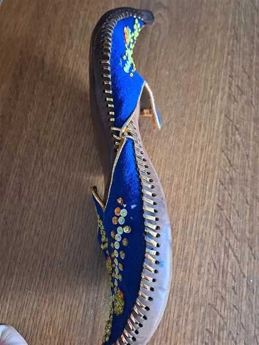 Papuci de casa vechi, marimea 40, colectie Turcia