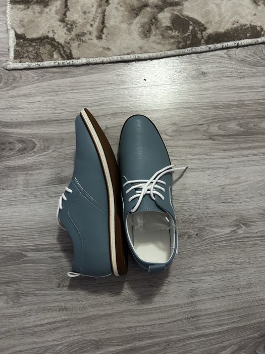 Мъжки елегантни обувки – светлосини, стилни и удобни