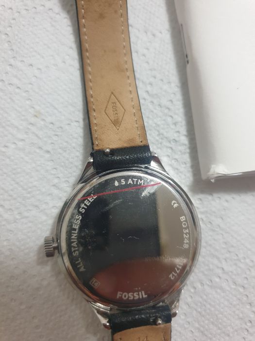 Ceas dama Fossil nou,în cutie,baterie noua,manual utilizare,bon achizi
