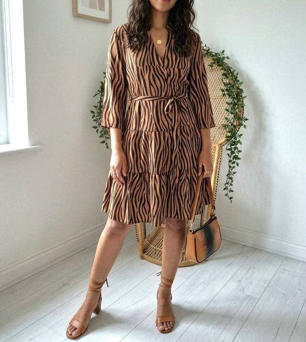 Rochie animal, croi lejer, S M