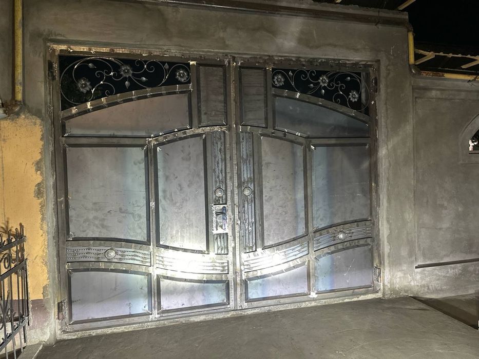 Ремонт ворот покраска