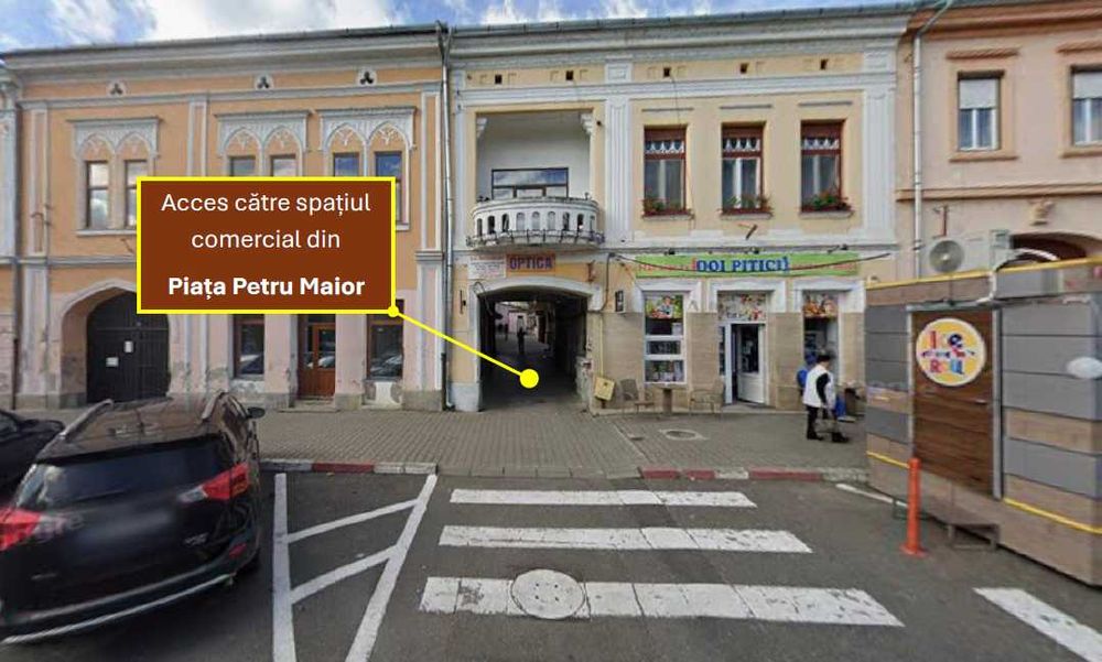 Spațiu comercial 625 mp – vânzare / închiriere – zonă centrală Reghin