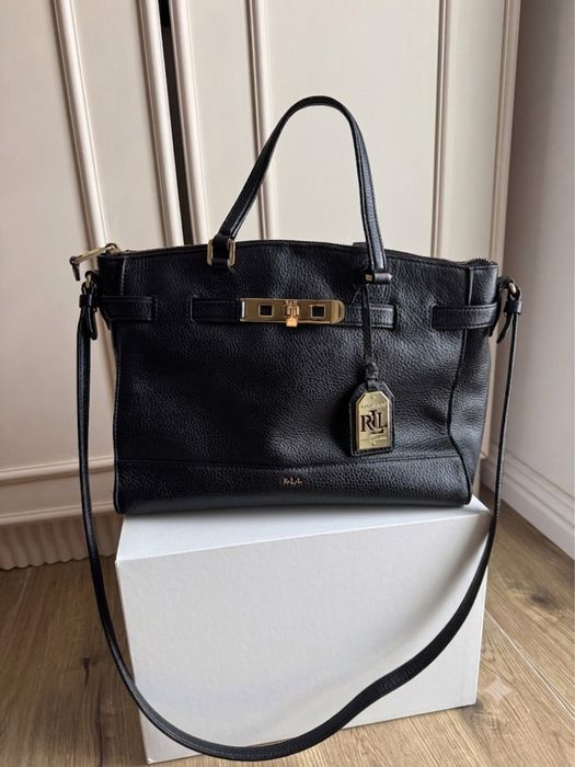 Geanta de piele naturala Ralph Lauren Originala