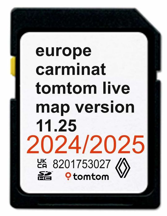 2025/2026г. TomTom Carminat LIVE, R-Link SD card ъпдейт навигация