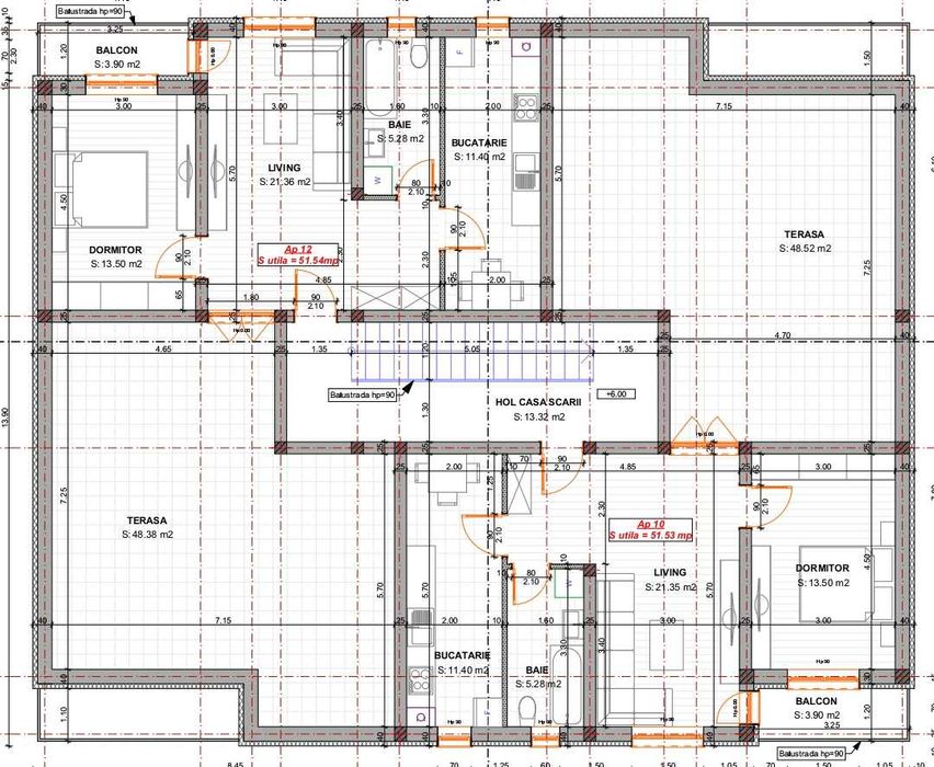 Vand apartamente cu 2 camere si Penthouse in Chisoda