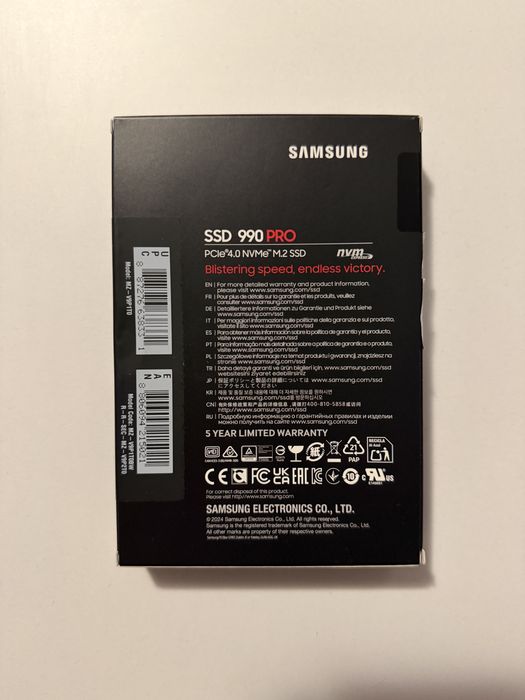 SSD Samsung 990 PRO, 1TB sigilat cu garantie
