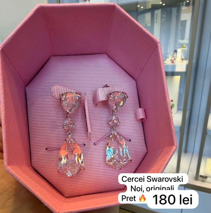 Bijuterii swarovski, noi, originale, cutie etc