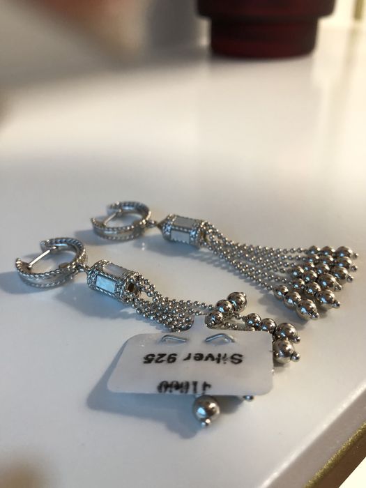 Серьги серебро 925пр. 35000т