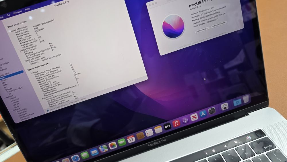 MacBook Pro 15 inch 1 TB SSD RAM 16 gb