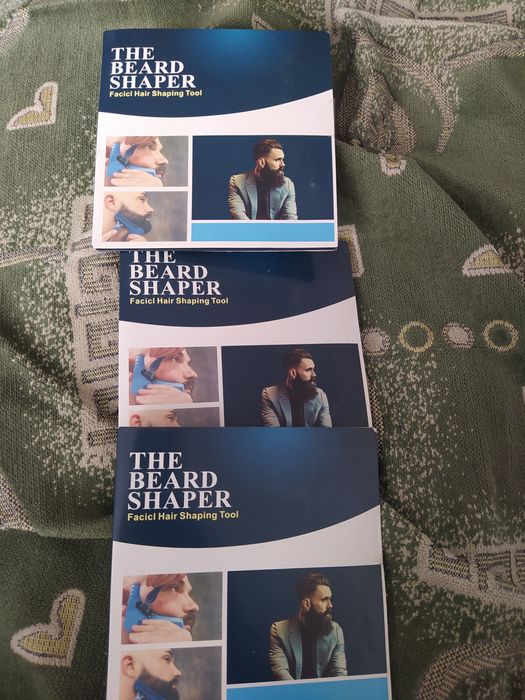 Трафарет расческа для бороды