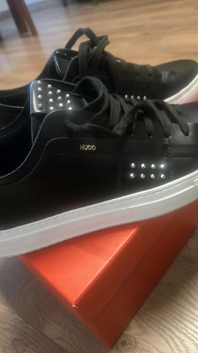 Кожени маратонки Hugo