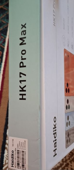 Haidiko 17 Pro Max plansheti satiladi.