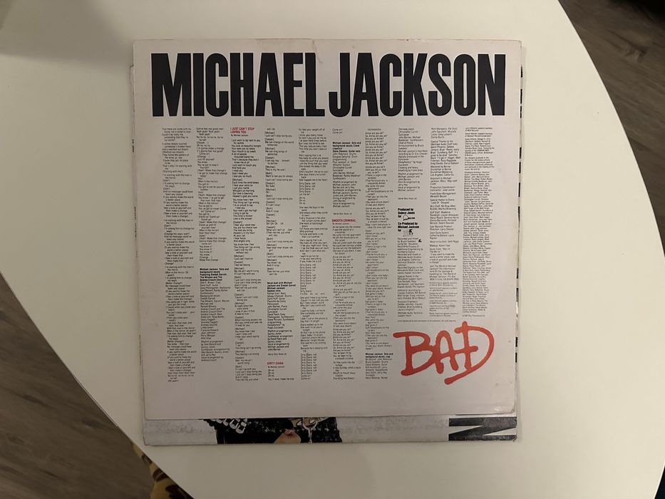 Michael Jackson - Bad Vinyl [1987]