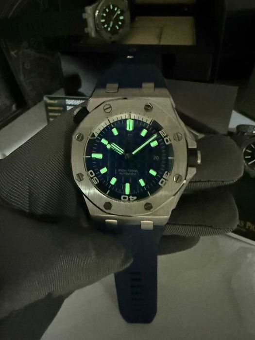 audemars piguet royal oak diver зелено/синьо