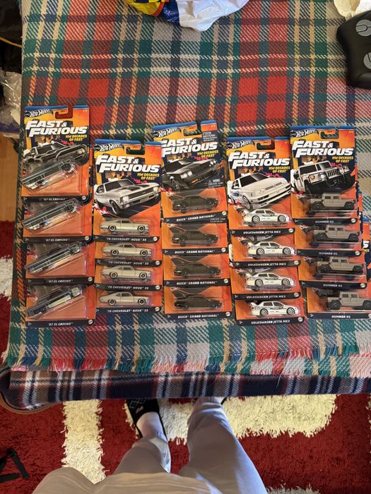 Hot wheels Fast and furios set 2