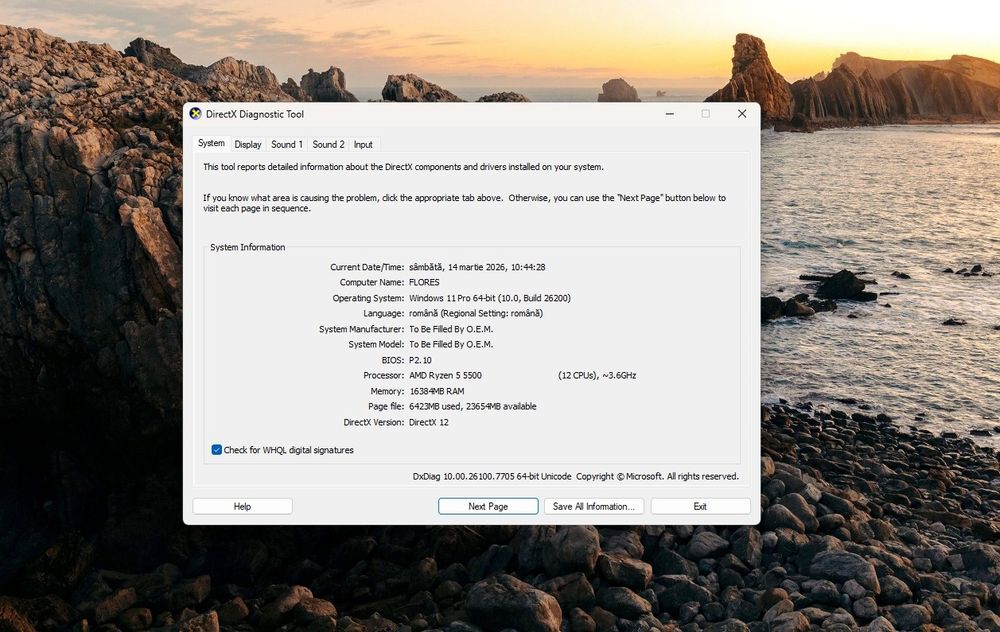 Vând desktop si monitor de gaming