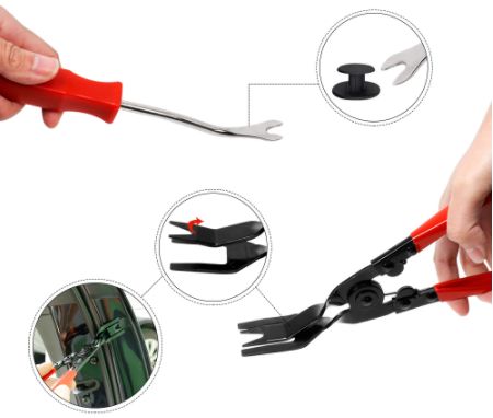 Инструменти 19 Части Разглобяване Интериора Сваляне На Тапицерия МПС