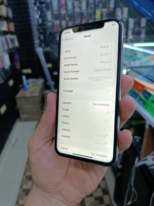 Iphone X  88%/64