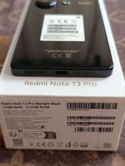 Продаю телефон Redmi Note 13 Pro  512 GB ROM 12GB за 2,500,000