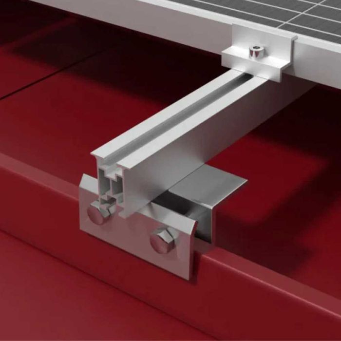 Kit montaj panouri fotovoltaice pentru acoperiș tablă fălțuită