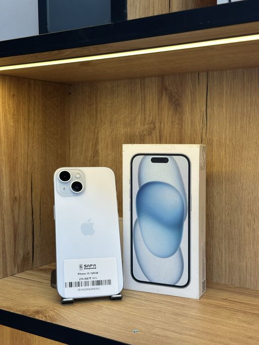 айфон 15 синий 90%