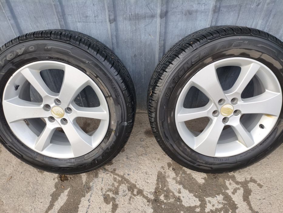 Продам диски с резиной на subaru outback 2012