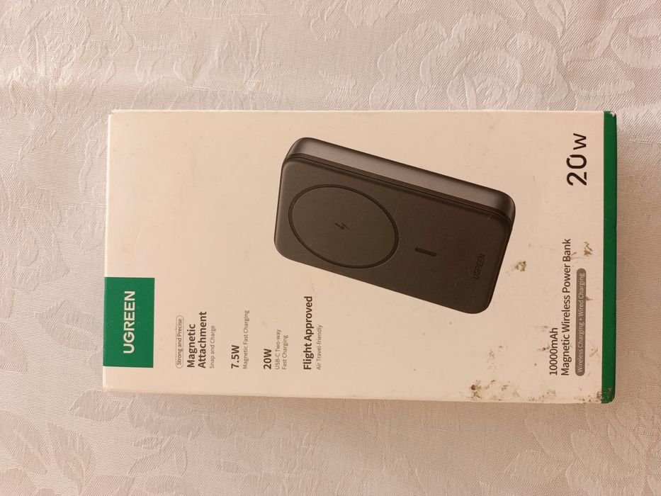 Baterie Externă UGREEN PB561, 10000mAh, Magnetic Wireless, 20W