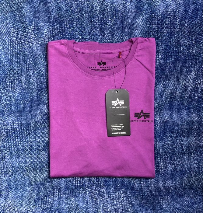 Alpha Industries Small Logo Basic T-Shirt ОРИГИНАЛНИ тениски M/L/XL