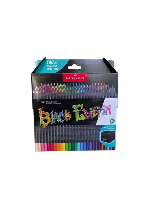 Цветни моливи Faber-Castell Black Edition - 100 цвята