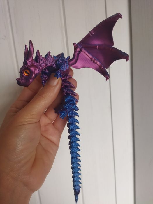 3D принтирано драконче с крила