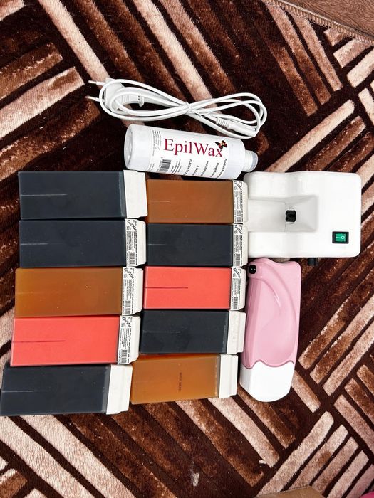 EpilWax - Kit complet de epilare Solo cu: 1 încălzitor profesional de