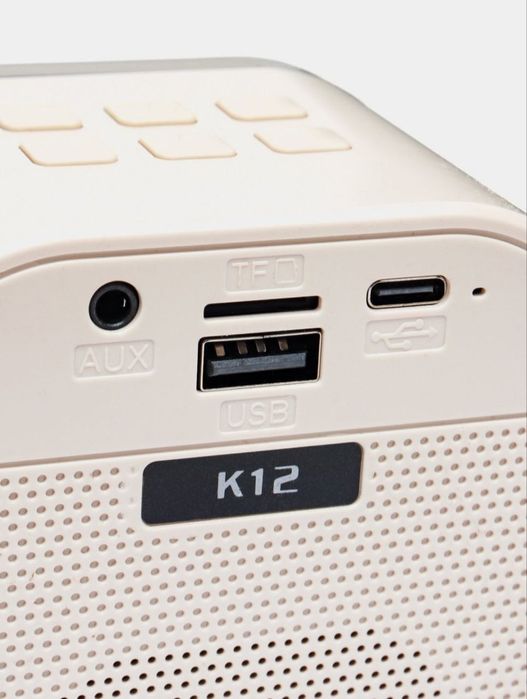 Ultra Bluetooth колонка с 2 микрофонами для караоке