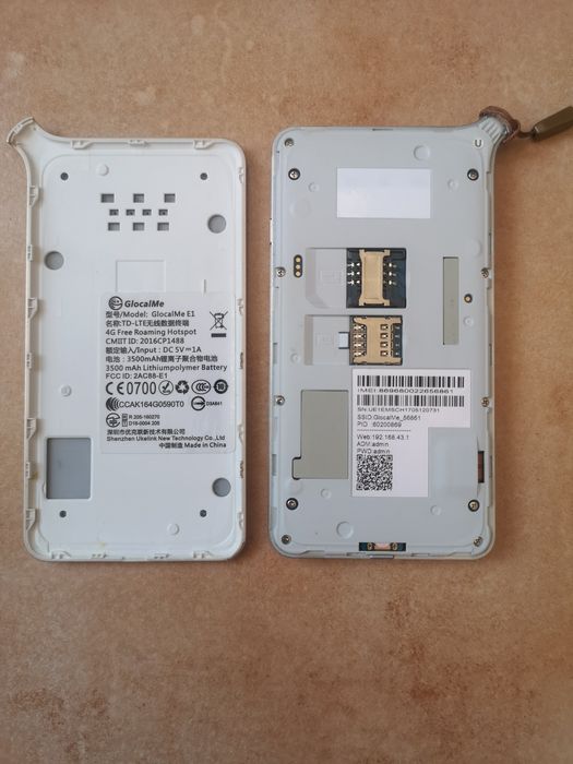Router modem wifi mobil cu cartela sim 4G Glocalme