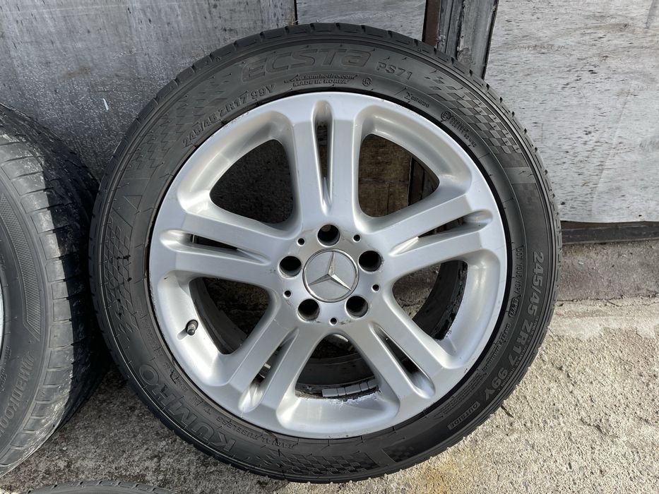 3 бр. Джанти 17" 5x112 8j ET38 Mercedes E-Class W211