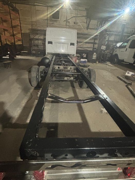 Удлинение усиление рамы. Еврофургон