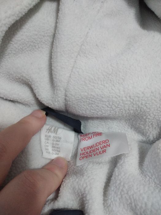 Vand combinezon iarna bebe 0 3 luni