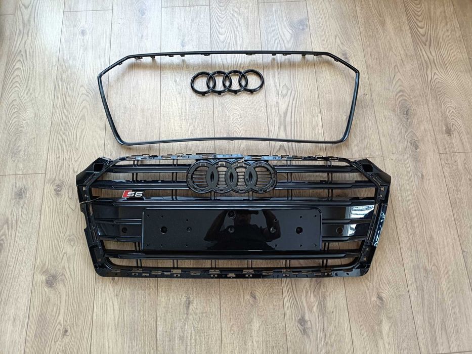 Rama grila bara fata audi S5 A5 F5 fabricatie 2017 _ 2020