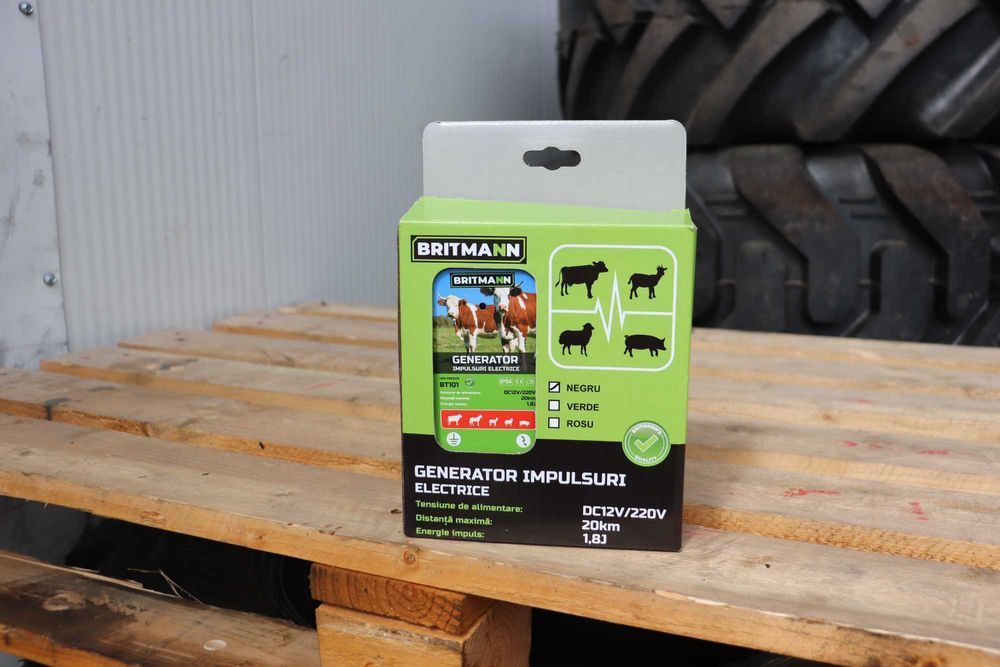 Aparat generator de impulsuri DC 12/220V, 1.8 Joule 20km gard electric