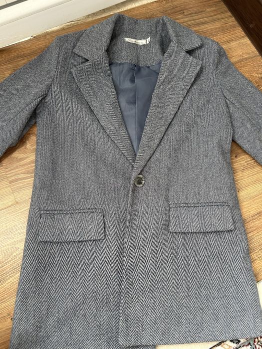 Двойка костюм синего цвета