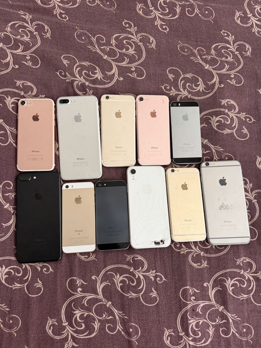 Lot telefoane 9 bucati Apple Iphone  Se 8 ,8 plus 7 xr 6 plus defecte de piese