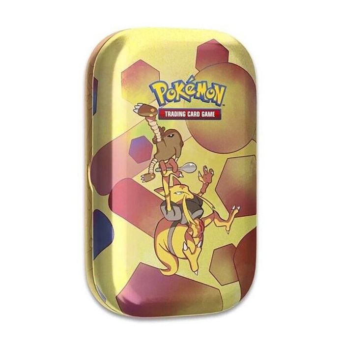 Pokemon 151 Alakazam, metal box and Starter Pack