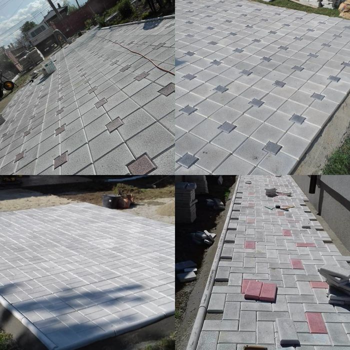 Pavaje pavele din beton - model Floare Model