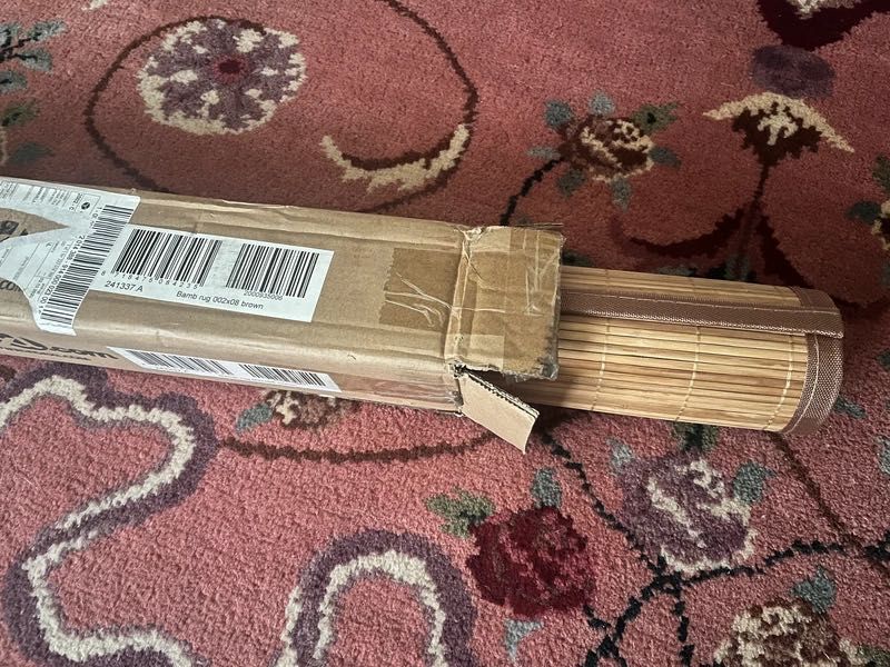 Covor nou din bambus 80x200 cm