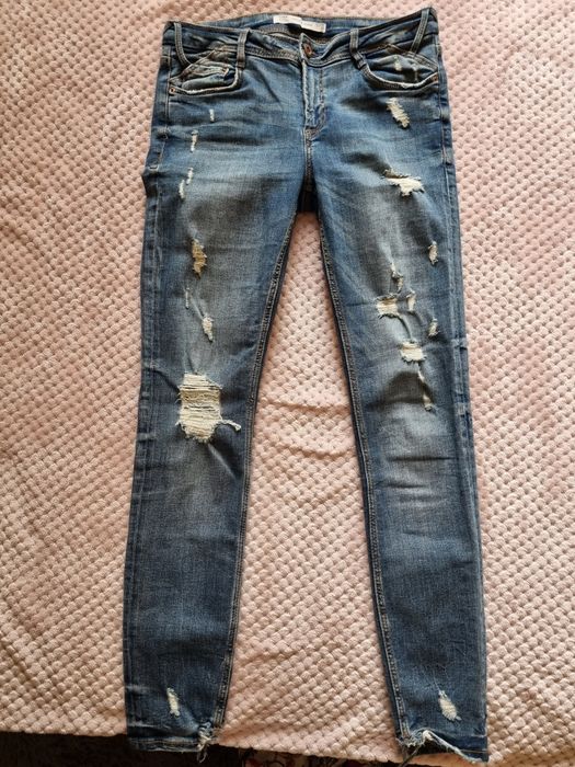 Дънки тъмносиви и сини, размер S-М