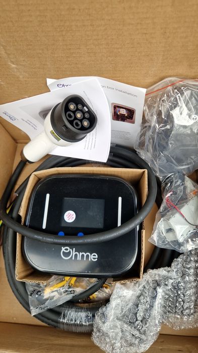 Stație încărcare auto Ohme UK 7.4 KW nouă la cutie 50% discount