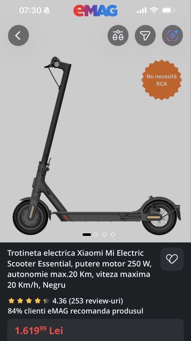 Trotineta Xaomi Mi Electric Scooter Essential