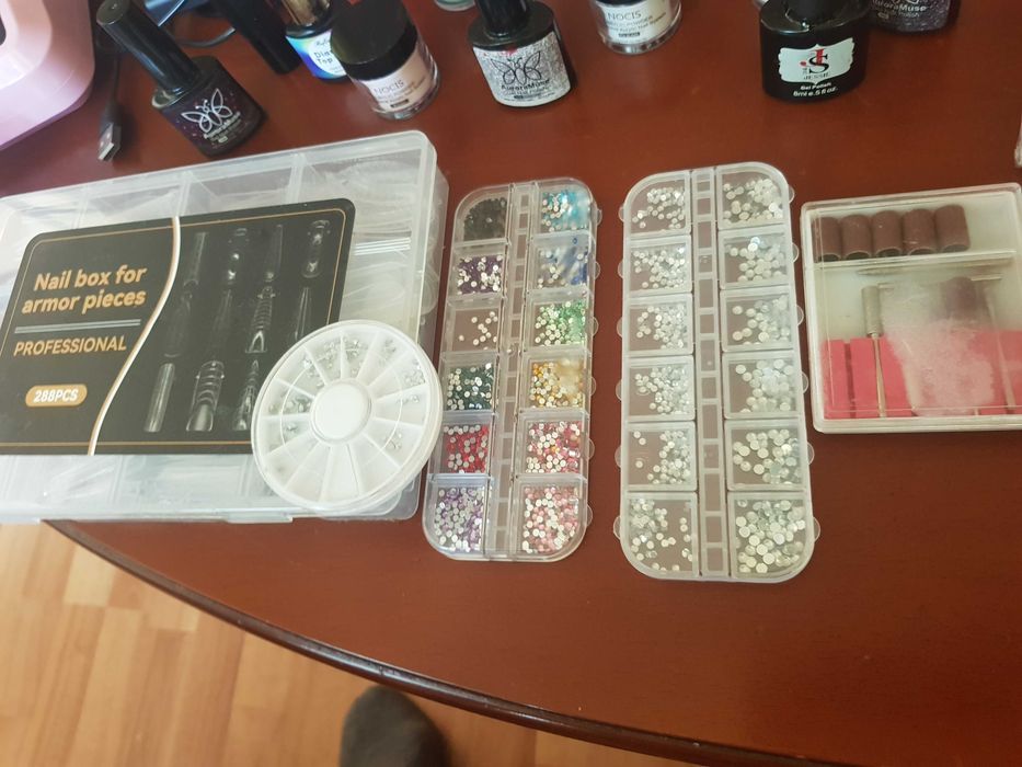 Печка за гел лак комплект